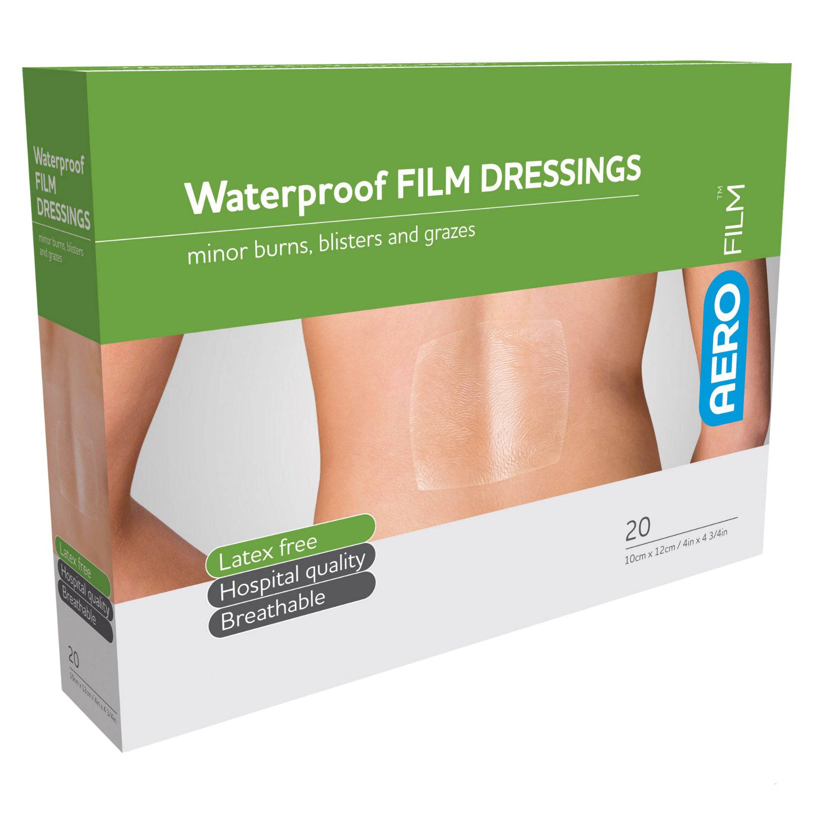 Waterproof Film Dressing 10cm x 12cm