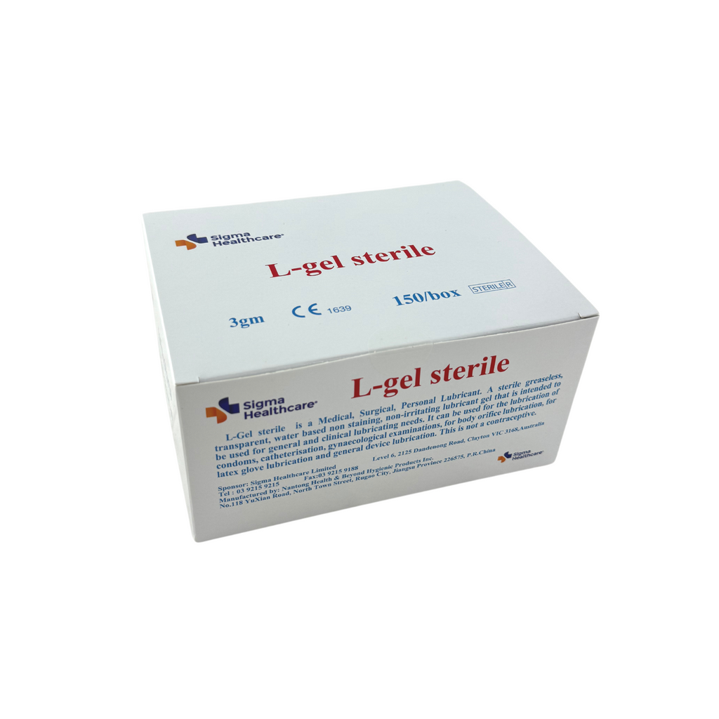 L-Gel Sterile Lubricant 3g Sachet Box (150)