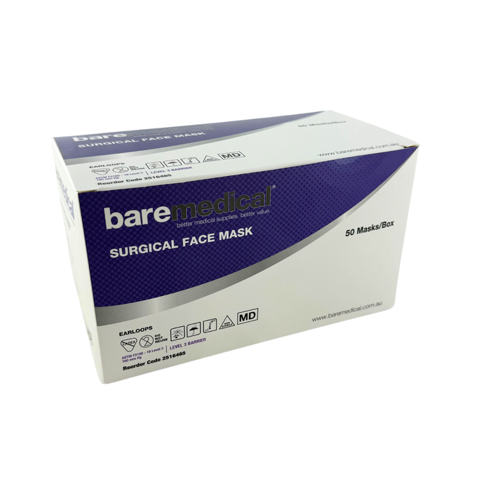 Surgical Mask Level 3 - Bare Medical (50)