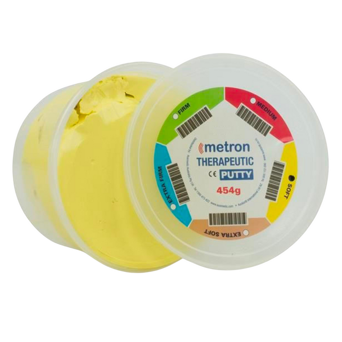Therapeutic Exercise Putty 454g Soft Yellow - Metron (1)