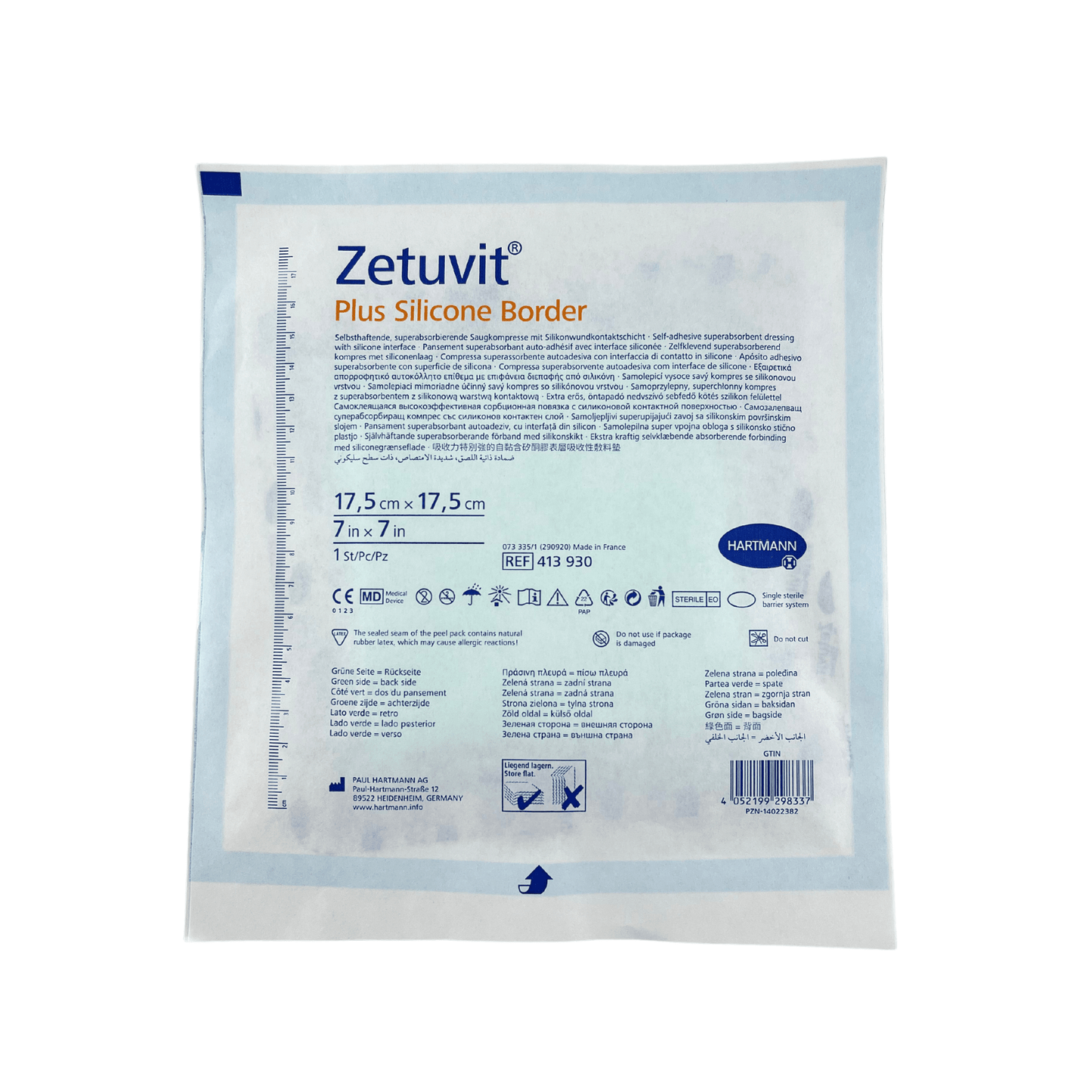 Zetuvit Plus Silicone Border (1) - First Aid Distributions