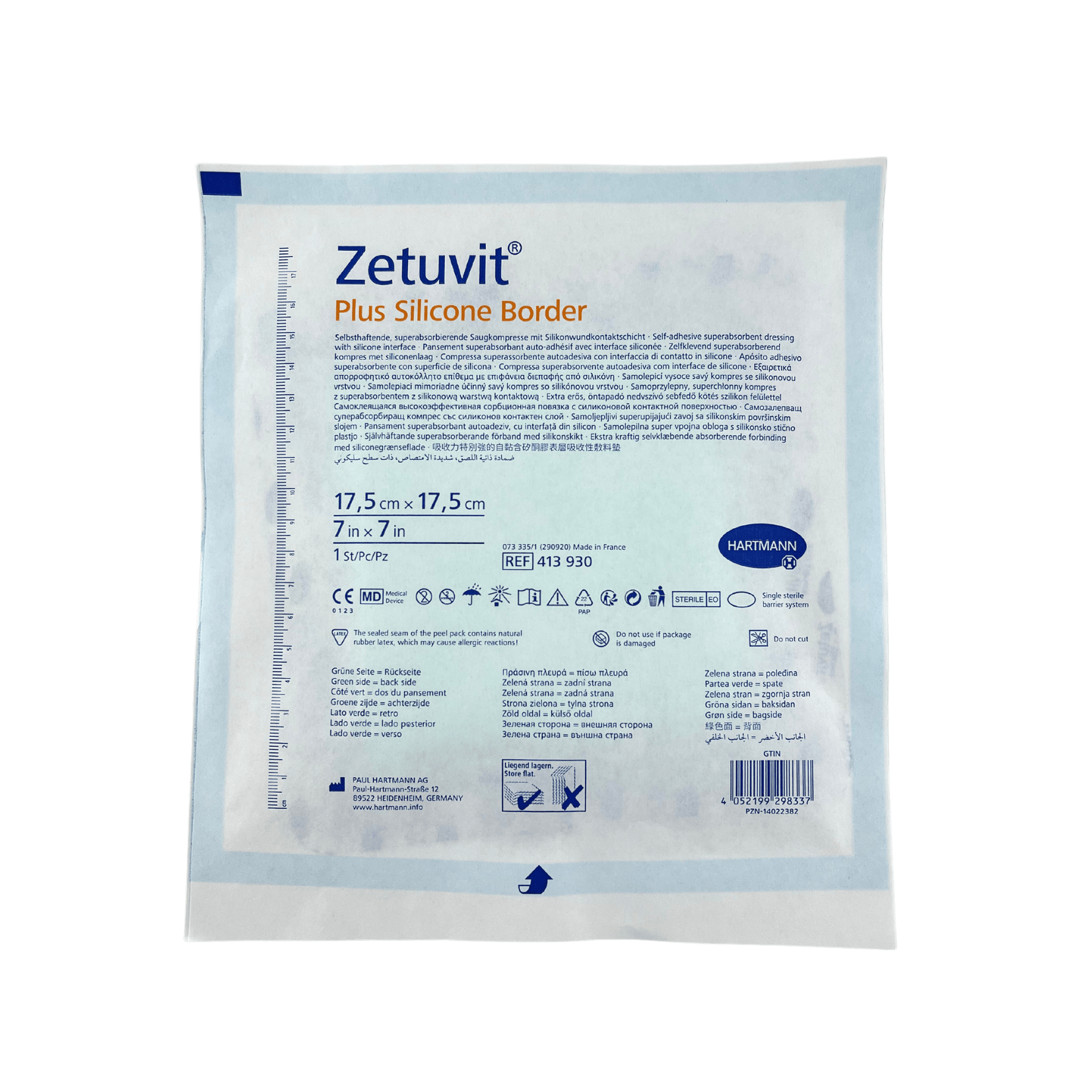 Zetuvit Plus Silicone Border (1) - First Aid Distributions