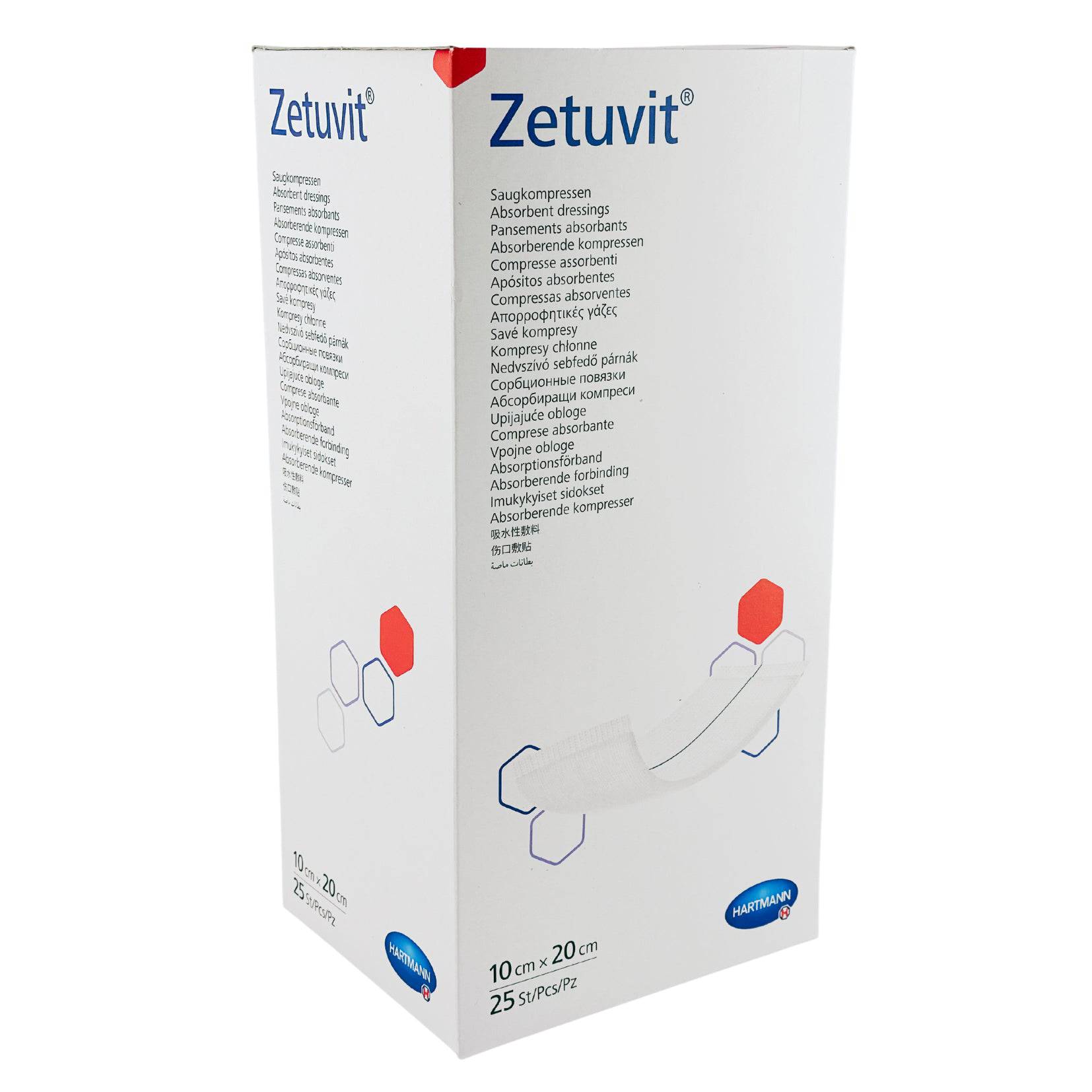 Zetuvit Wound Dressing 10cm x 20cm Box (25) - First Aid Distributions